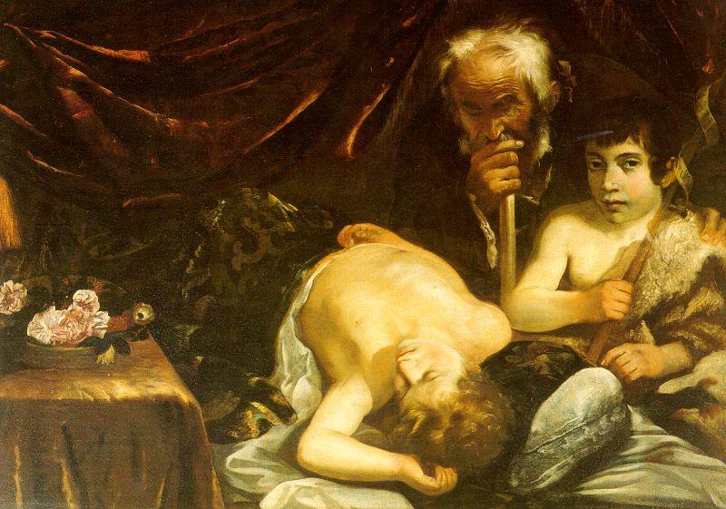  Sleeping Christ with Zacharias John the Baptist